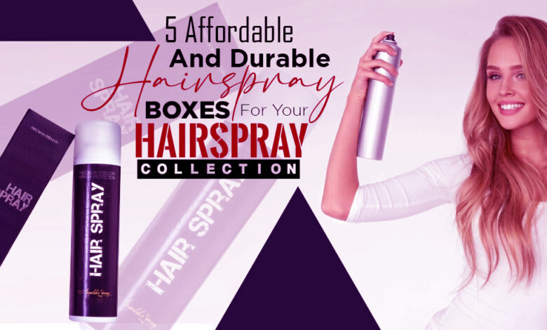 hairspray boxes