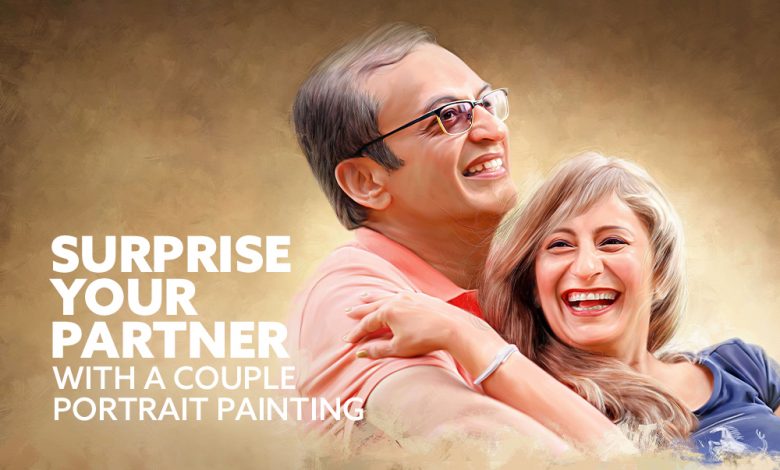 Photo of Surprise your Partner with a Couple Portrait Painting