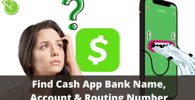 Photo of Cash app Account and Routing Numbers for Direct Deposit