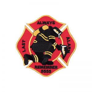 custom single firefighter patches