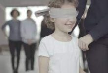 Photo of Blindfolded Children Still Recognise