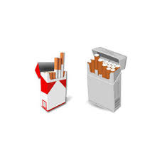 cardboard cigarette boxes