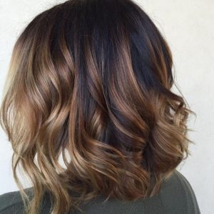 The Wavy Balayage Bob