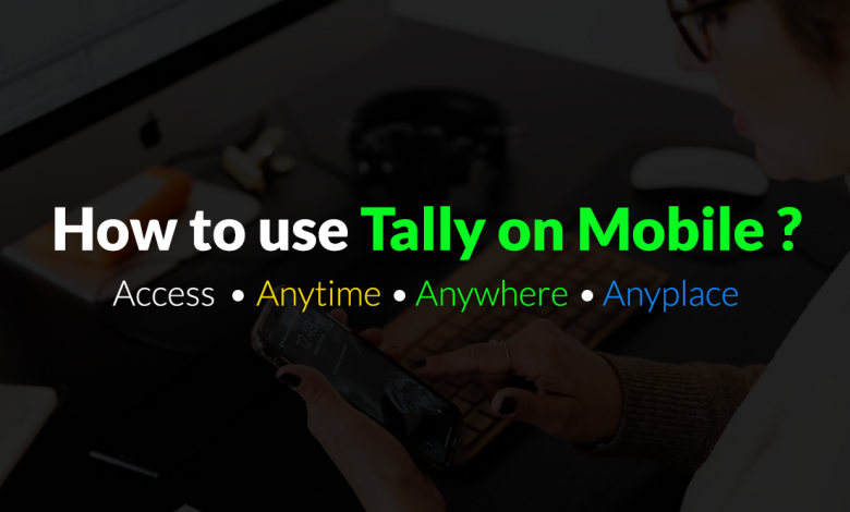 how to use tally prime in mobile