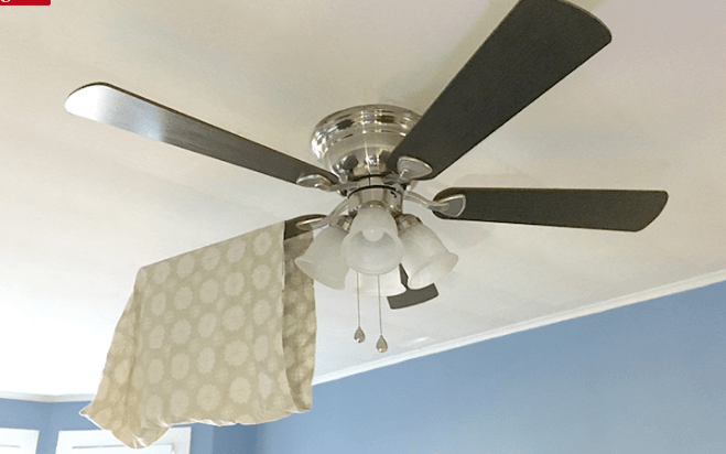 how to ceiling fan without ladder