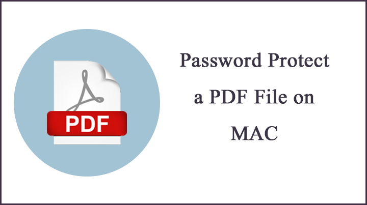 Password Protect a PDF file on Ma