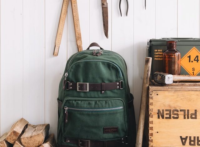 Construction backpack