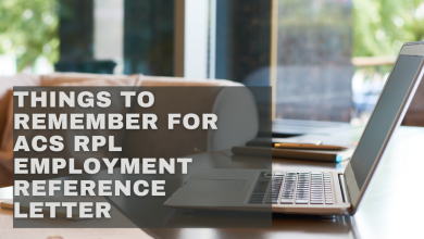 Photo of Things to Remember for ACS RPL Employment Reference Letter