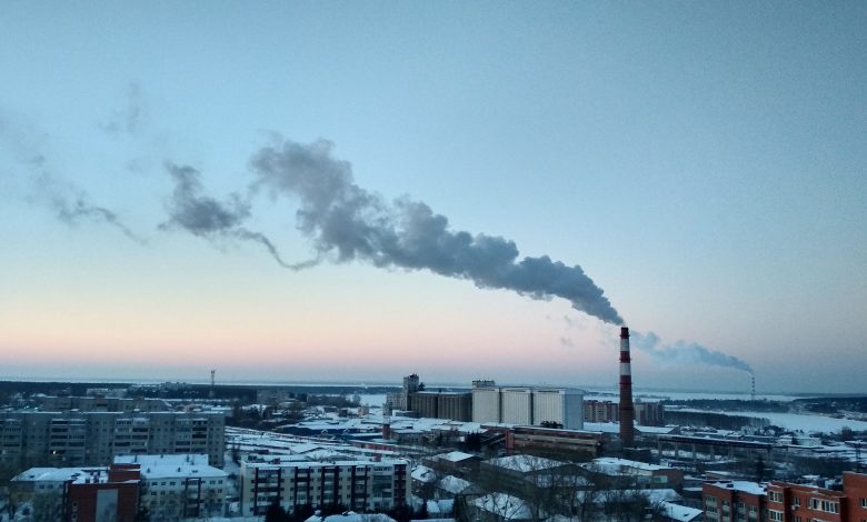 smoke coming out of chimneys