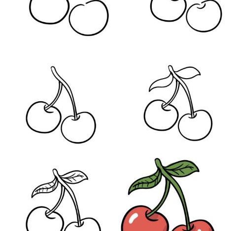 Cherry drawing