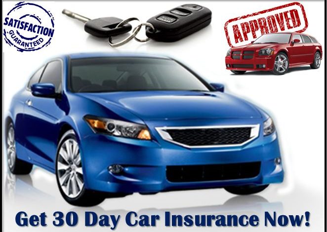 Cheap 30 Day Car Insurance
