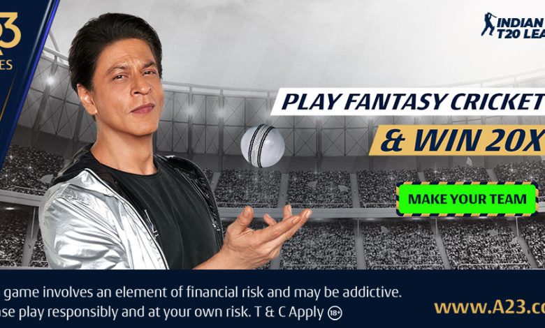 Play A23 Fantasy Cricket and Win 20x