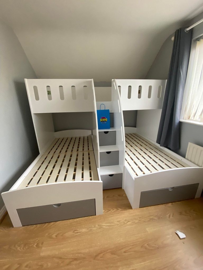 l shaped bunk bed