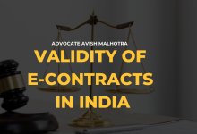 Photo of VALIDITY OF E-CONTRACTS IN INDIA