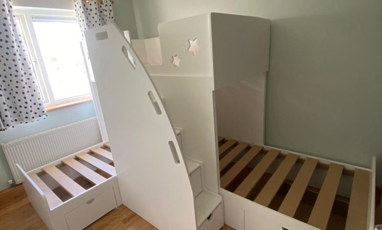 Photo of L shaped bunk beds are ideal for families with multiple children