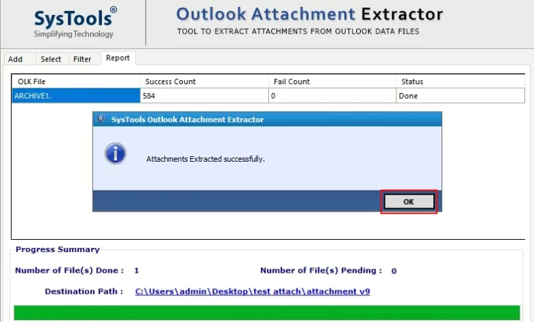 Outlook-attachments-extractor